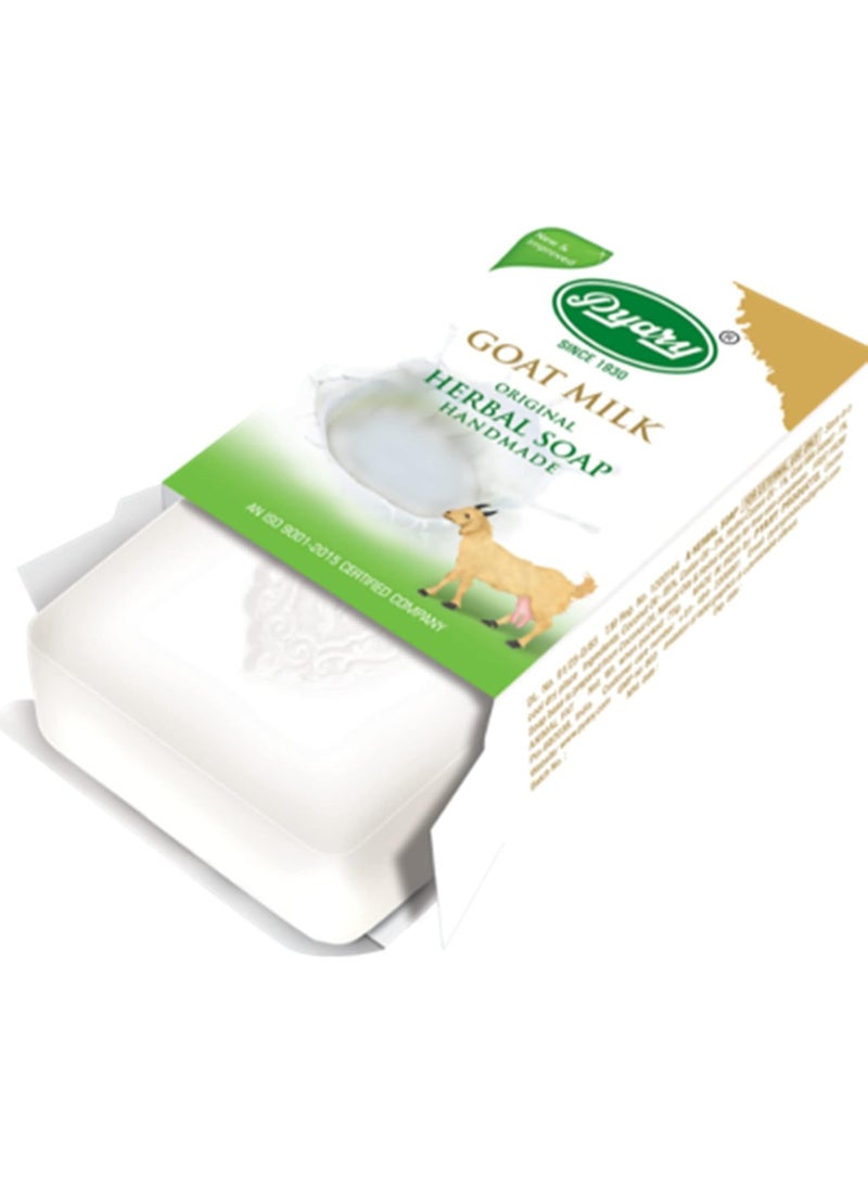 بياري صابون أعشاب أصلي مصنوع يدويًا من حليب الماعز 75 جم (عبوة من 12 قطعة) - Image 3